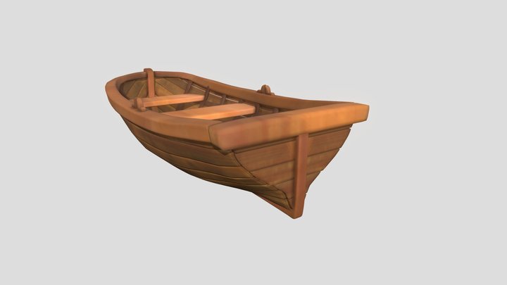 Rowboat 3D Model