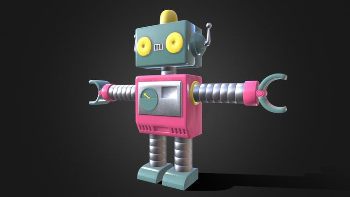 Robot Toy 3D Model