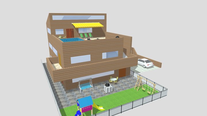 Haus 07 (Doppelhaus 2) 3D Model
