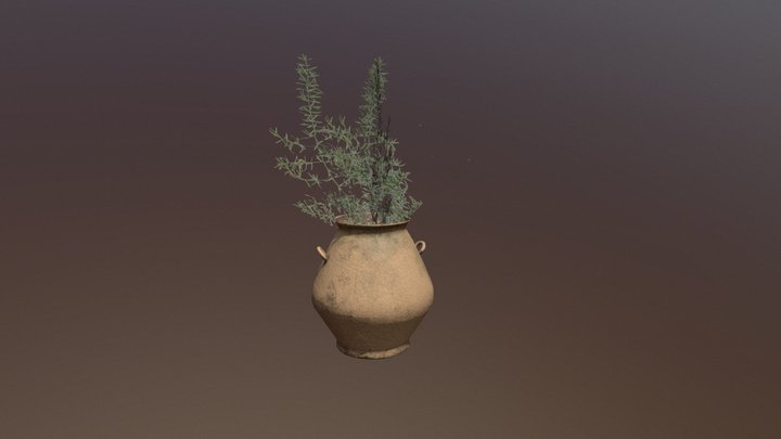Clay Planter 3D Model