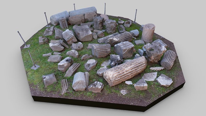 Palatine Hill Domus Augustana Stones – Modello 3D gratuito STL