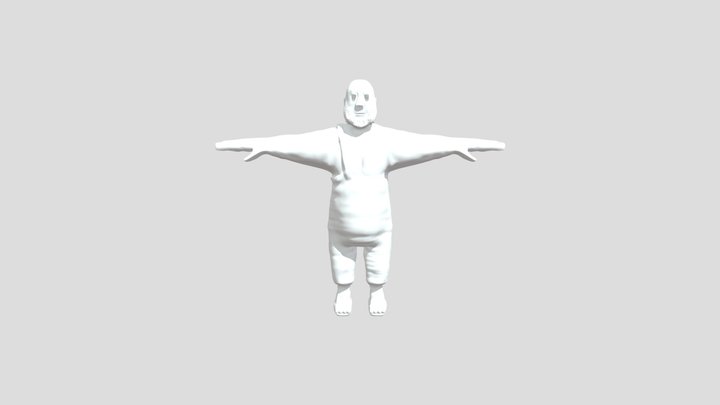 Uncle Richter High Poly 3D Model