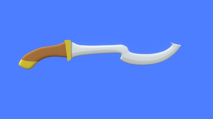 Khopesh Sword 3D Model