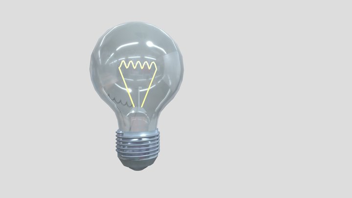 Vintage Edison Light Bulb PBR Glass Lamp