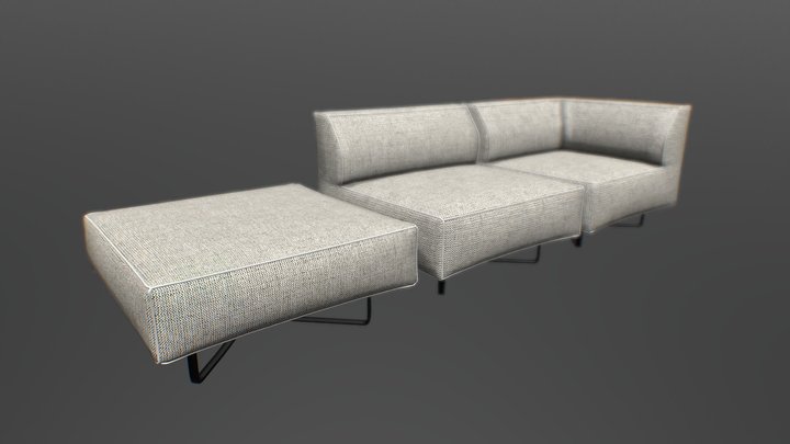 Modular sofa 3D Model