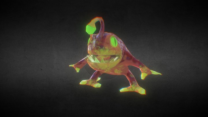 Frog Animation 3D Model