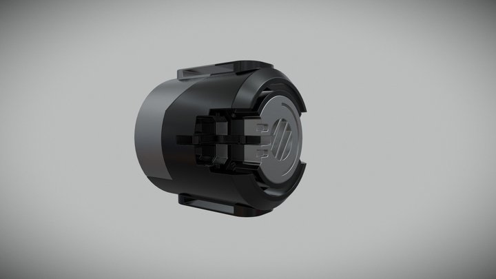 cylinderical abstract machine 3D Model