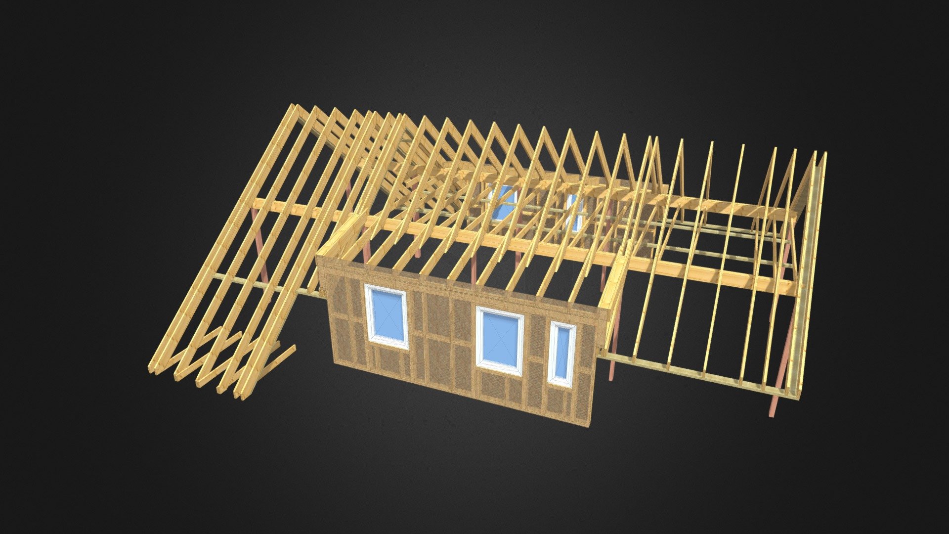 Roof of single family house 08.05.2021