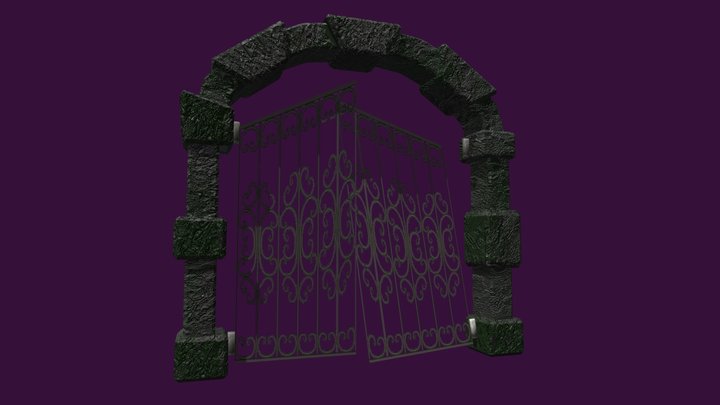 Old gate 3D Model