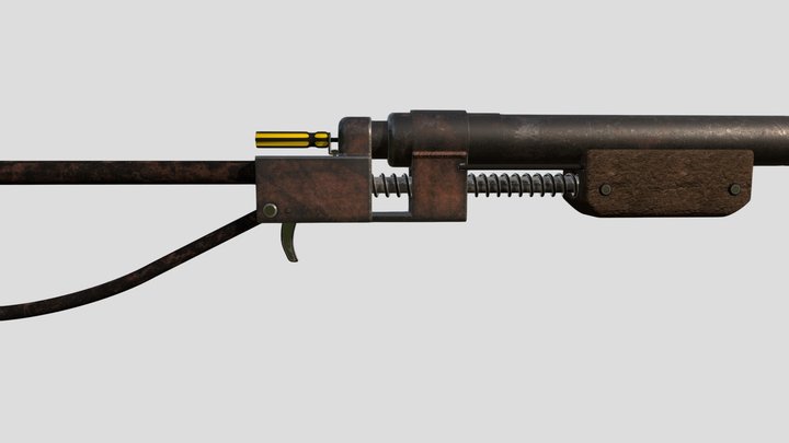 Improvised Grenade Launcher 3D Model
