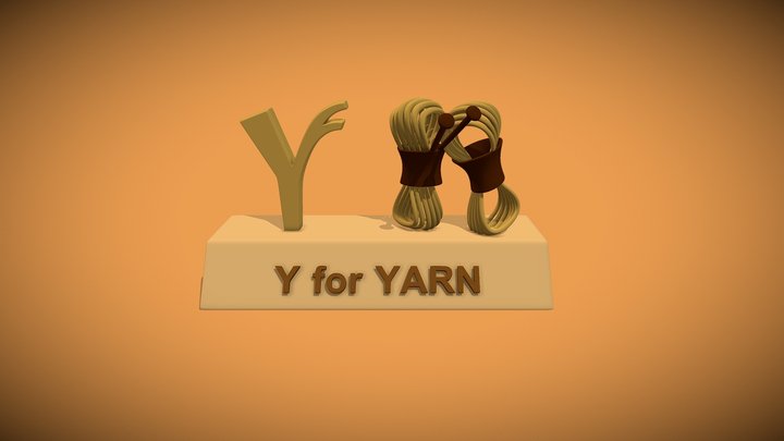 Y for Yarn 3D Model