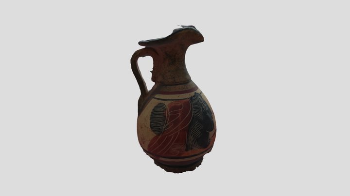 Ancient greek oinochoe 3D Model