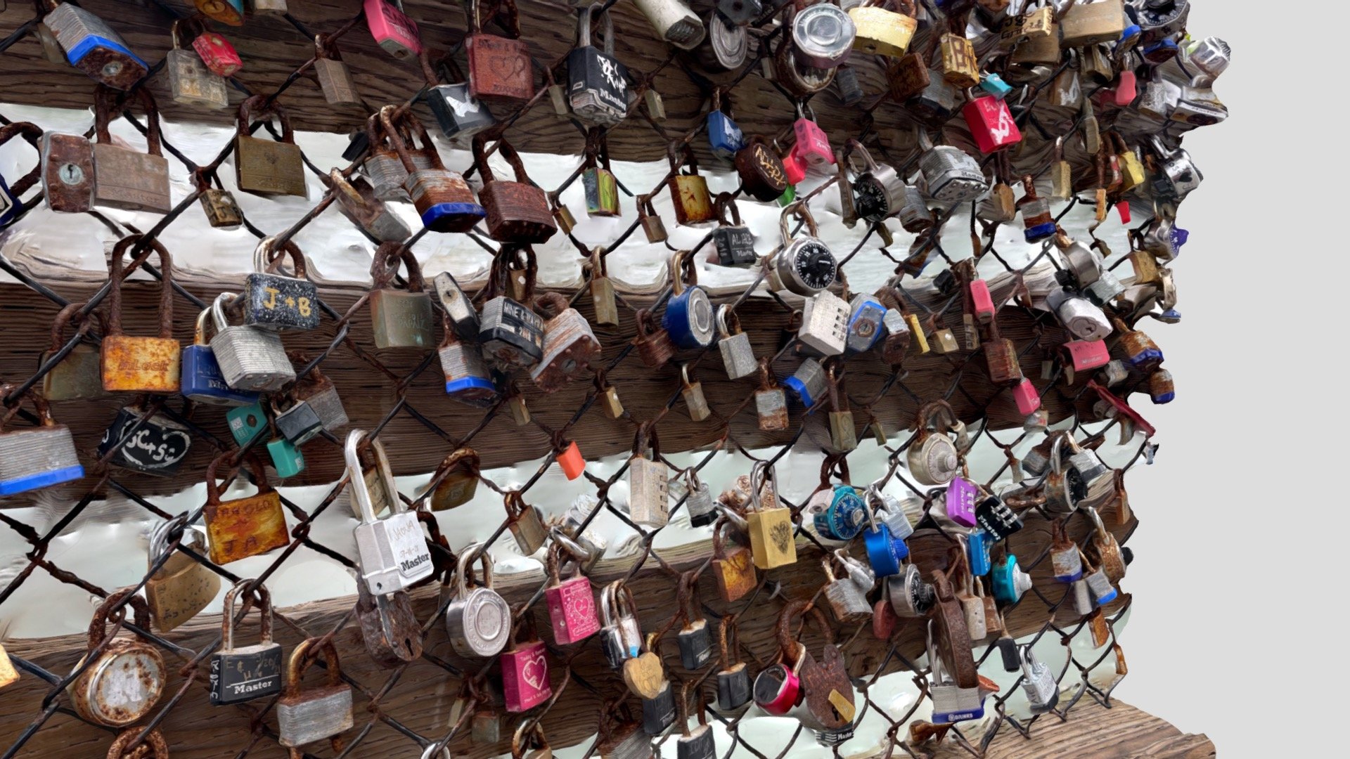 Padlocks on Pier 39 San Francisco Buy Royalty Free 3D model by Alex
