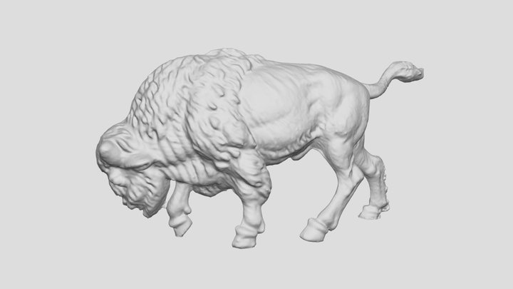 Buffalo toy 3d scan 3D Model