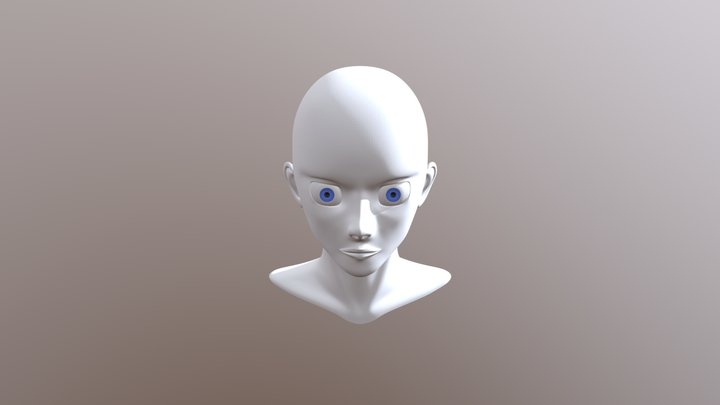 Face #3 3D Model