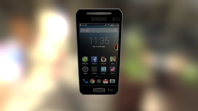 Smartphone Samsung 3D Model