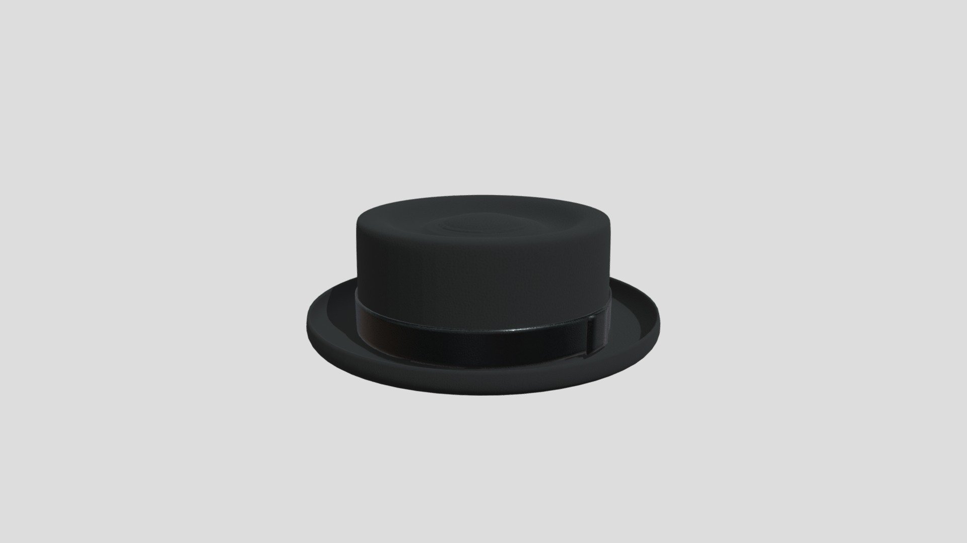 Pork Pie Hat - Download Free 3D model by The Elliseran Modeller 