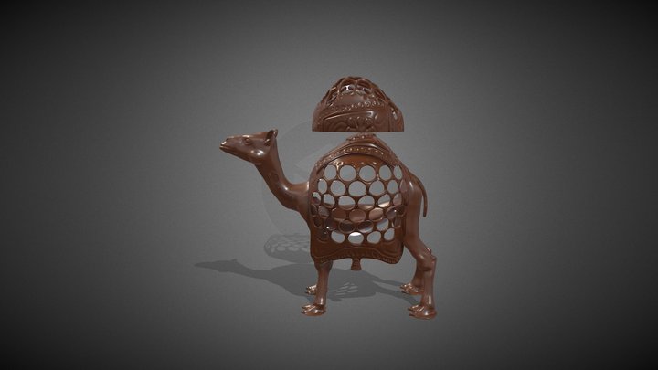 Camel Hamper 3D Model