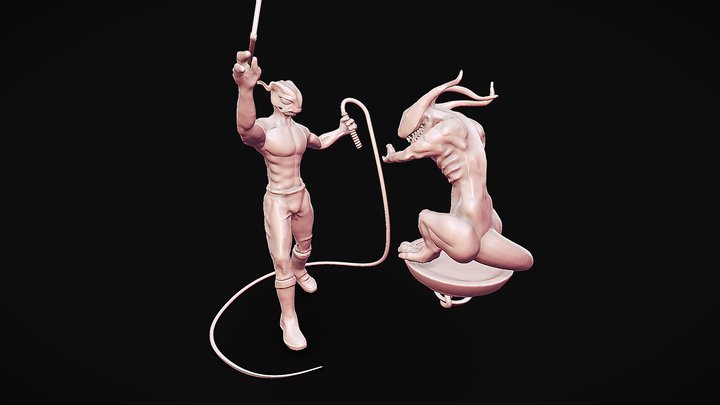 Alien Tamer 3D Model