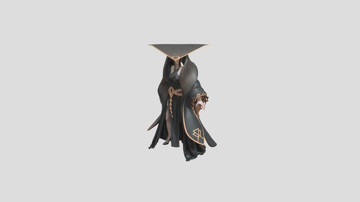 Dark Witch 3D Model