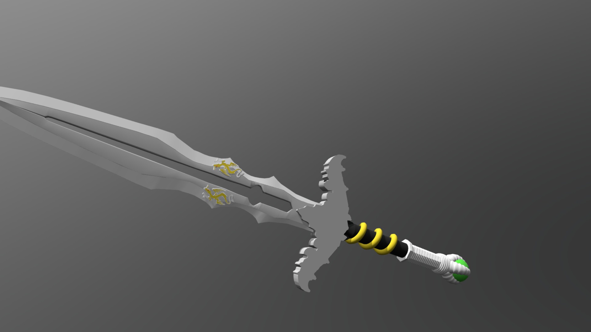 Dragon Sword V10-19 1530 UV Mapped - 3D model by smithmisd [c06a7f1 ...