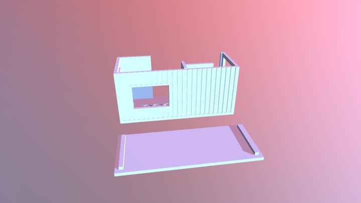 Shipping Container - Sample 3D Model