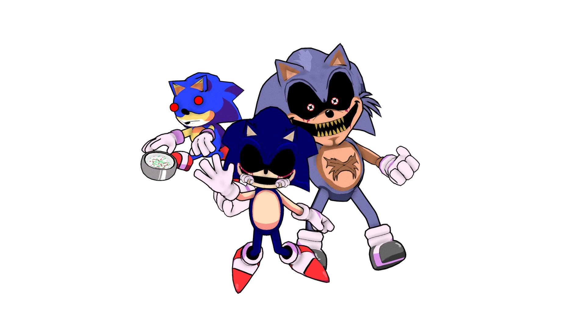 friday night funkin sonic exe 3D Models to Print - yeggi