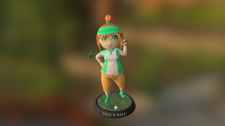 Val (Golf´n´Roll character) 3D Model