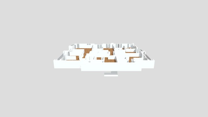 Floor Plan 001 3D Model