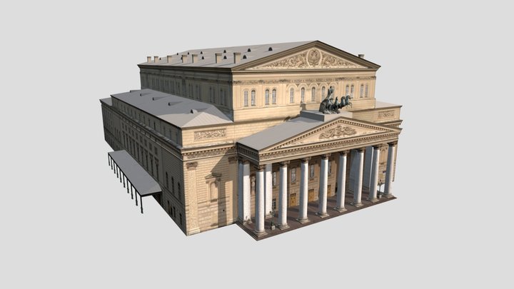 Big_Theatre_Moscow 3D Model
