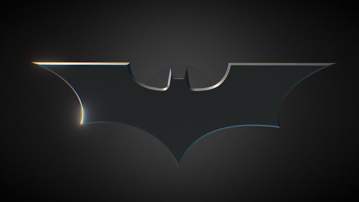Batman Begins Batarang 3D Model