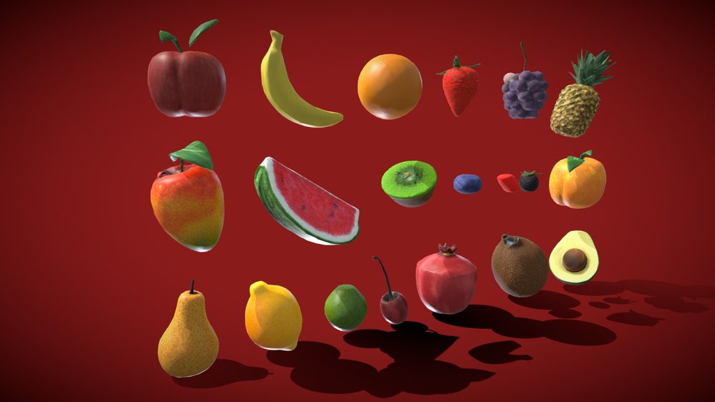 Fruits HiGen3D By Wornox