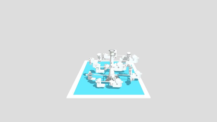 QR CODE MODEL 3D Model