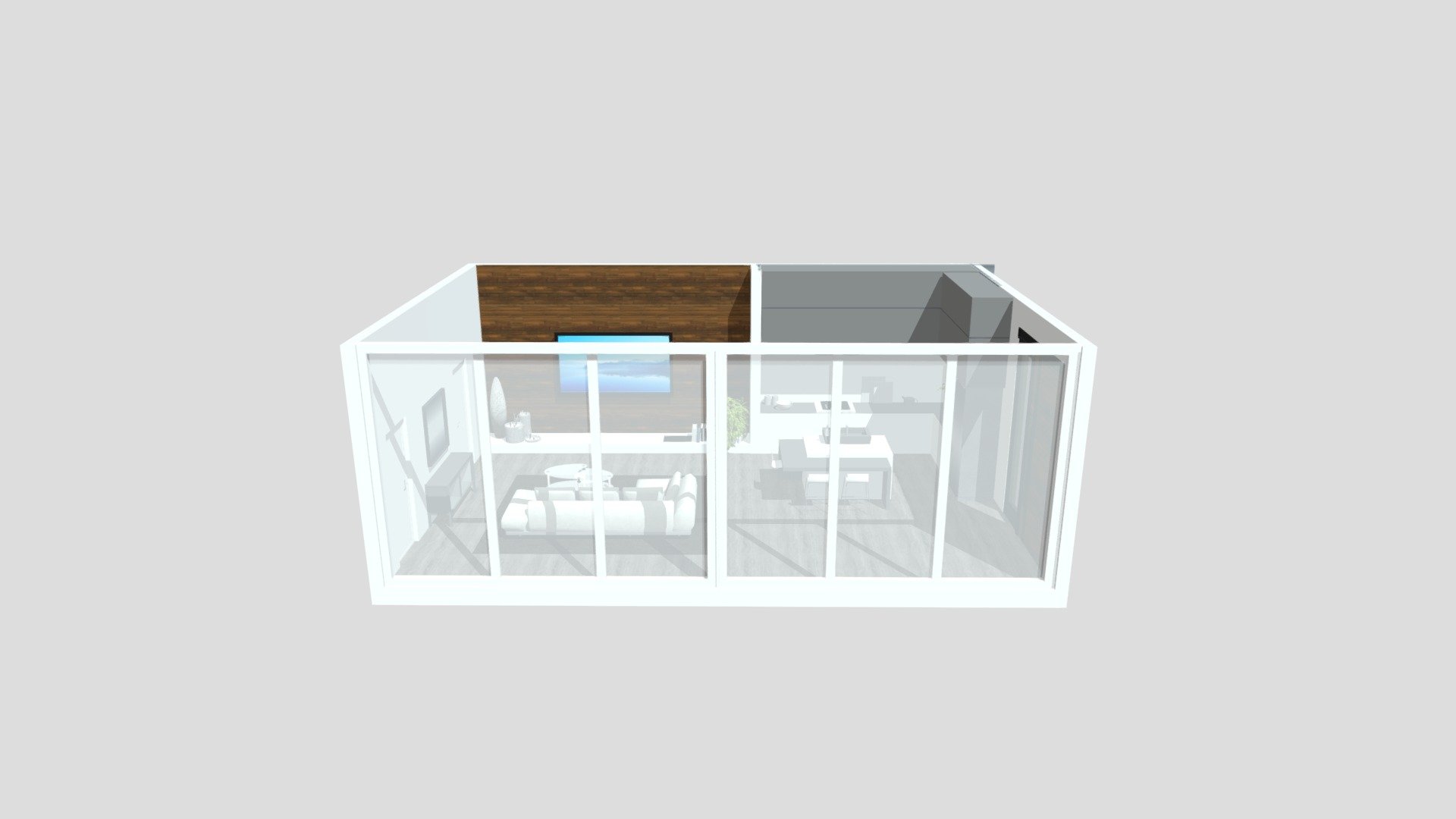 Modern Living & Kitchen  - Geïmporteerd