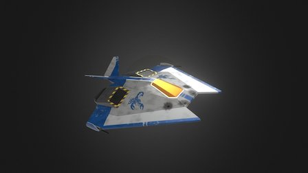 Player space craft 3D Model