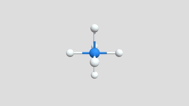 Geometria Molecular Octaédrica 3D Model