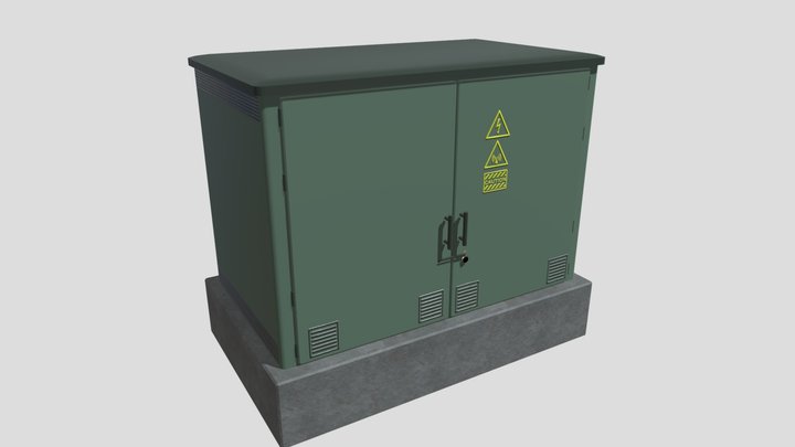 Electric box 3D Model
