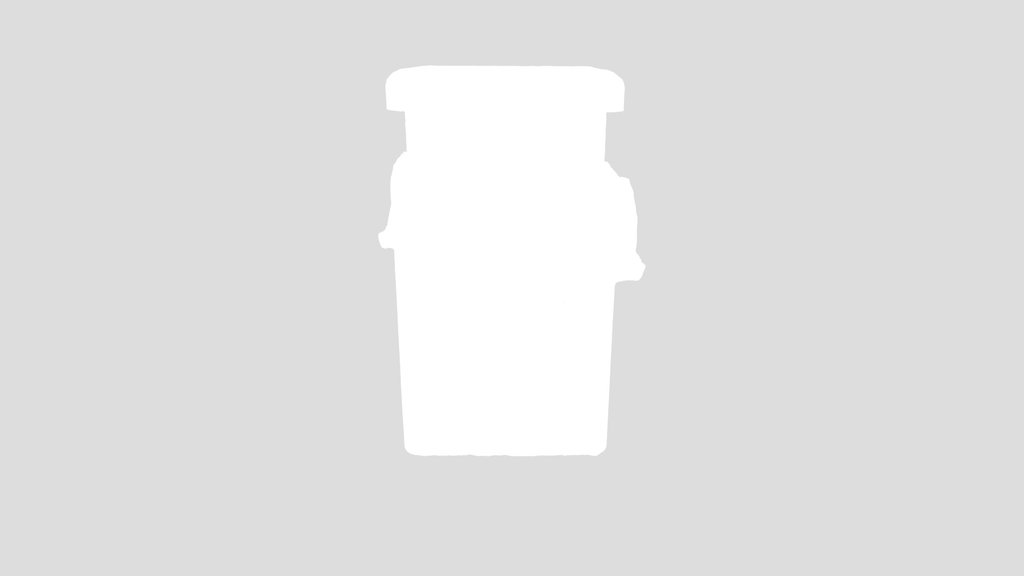 Square Metal Trashbin