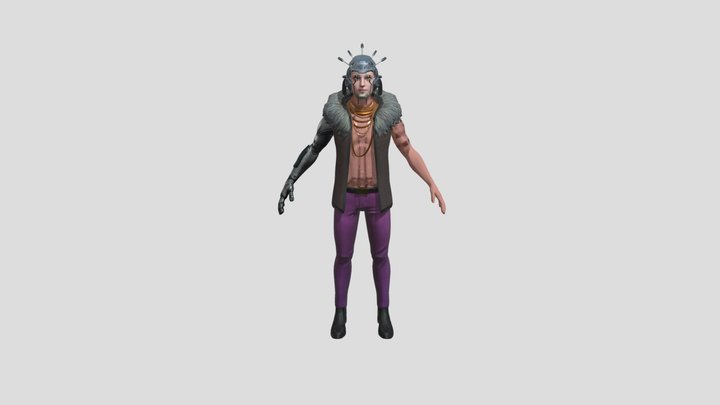 Cyberpunk Guy 3D Model