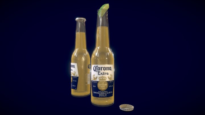 Corona Extra 3D Model