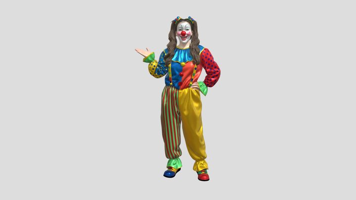 Rainbow Clown Parade – Modello 3D gratuito STL