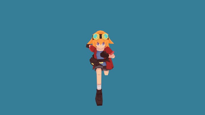 ORIGINAL CHARACTER - AIKA 3D Model