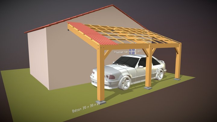 Car Park 3D Model
