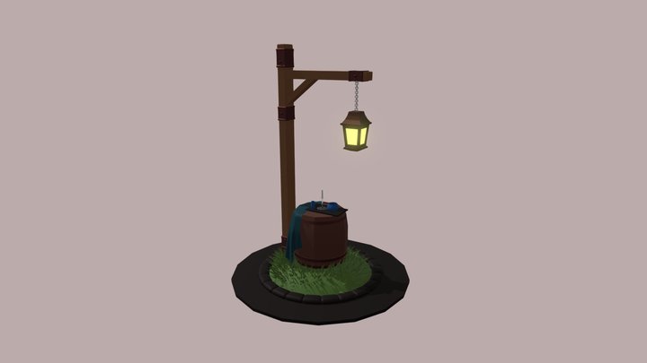 Barrel 3D Model