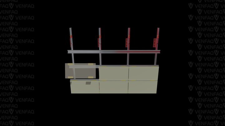 VHOOK Vertical Support 3D Model