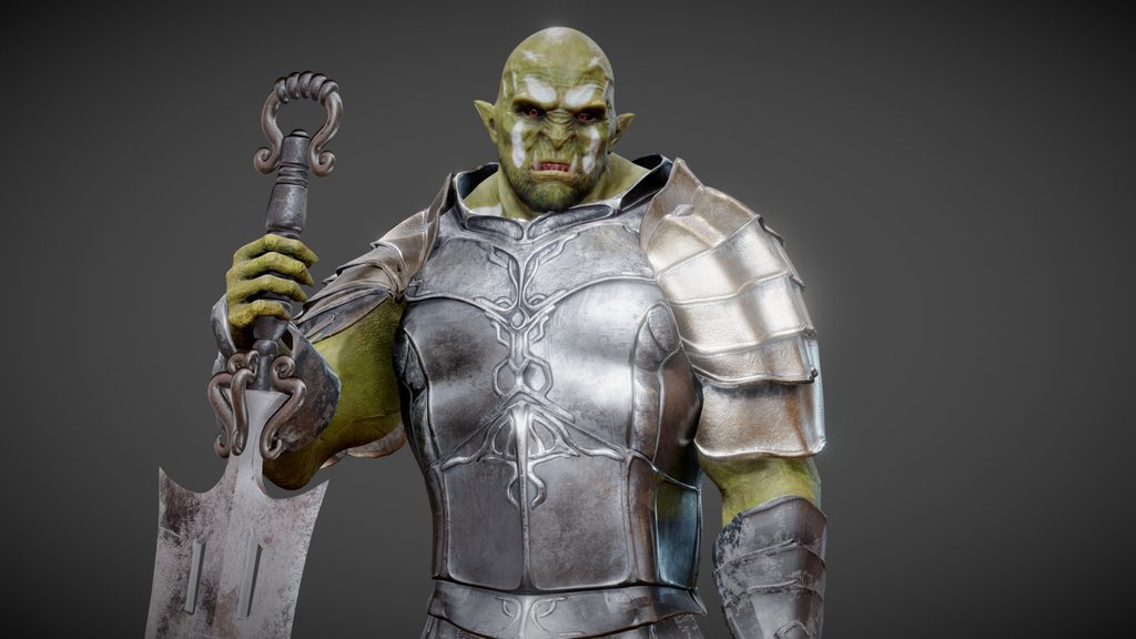 Character 3d Orco Free By Oscar Creativo