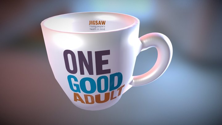 Jigsaw - OneGoodAdult - Cup 3D Model