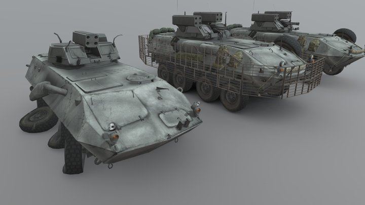Battlefield 4 - LAV-AD – Modelo 3D gratuito STL