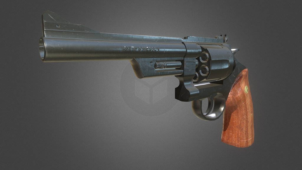 Smith & Wesson .357 Magnum - 3D model by Paul (@Potter55) [c07368f ...