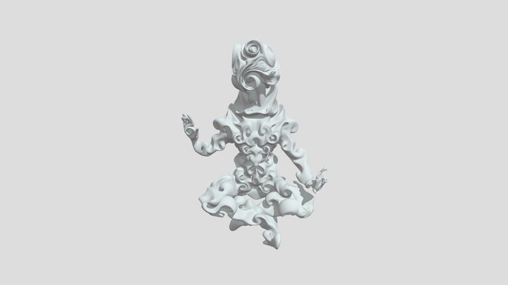 Tabletop - Twisted God 3D Model